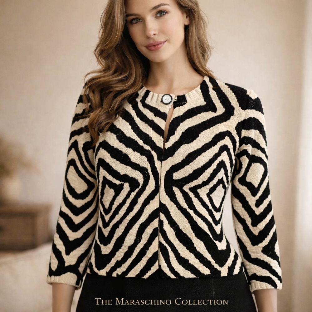 Maria Christina Vintage Zebra Cardigan | Women’s M